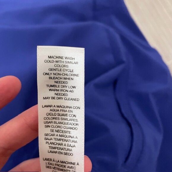 Chico’s Zenergy Golf Skort Size Large Cobalt Blue Sporty Tennis Activewear - Picture 11 of 14